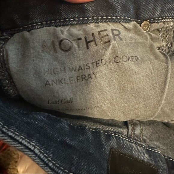 Mother Jeans High Waisted Looker Ankle Fray in Last Call Size 25 - Picture 10 of 12